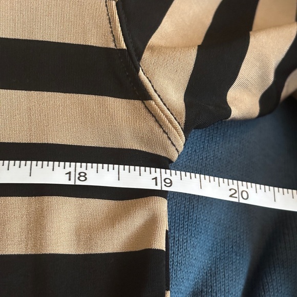 Vintage The Limited 1990s Black Tan Long Sleeve Top - Picture 6 of 13